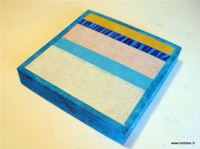 Tuto DIY Fiche pour fabriquer boite en carton - décoration papier couvercle