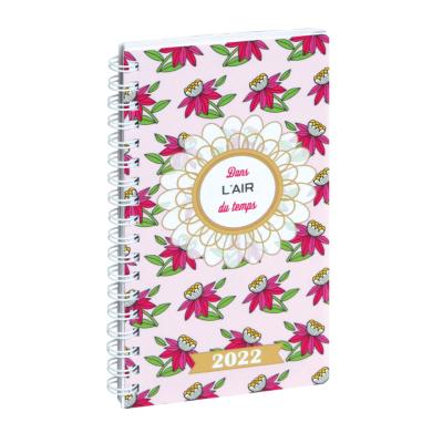 Agenda Semainier Lady 16W Dodo & Cath 9x16 cm Janv à Déc 2022 Dans l'air du temps