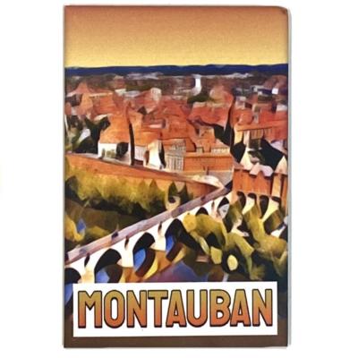 Magnet Montauban Pont Vieux Aimant Rectangle 45x68 mm Collection 1 Hélidée