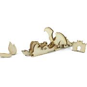Kit de Construction Dragon Endormi Les P'tits Bidules en Bois Agent Paper