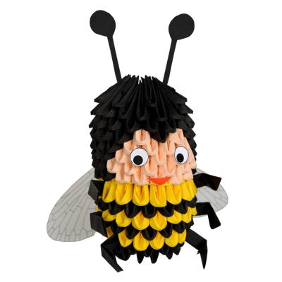 Kit pliage Origami 3D Abeille 10x11 cm 248 modules Modular Origami ATH Press