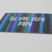 Boîte Puzzle à Message Tu vas être Papy Puzzle 54 pièces Bwat