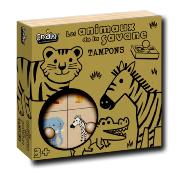 Coffret Tampons Savane 9 tampons Bois 50mm 3 ans Crealign