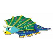 Coffret Ecailles Métallisées à coller 3 Dinosaures 3 ans Crealign