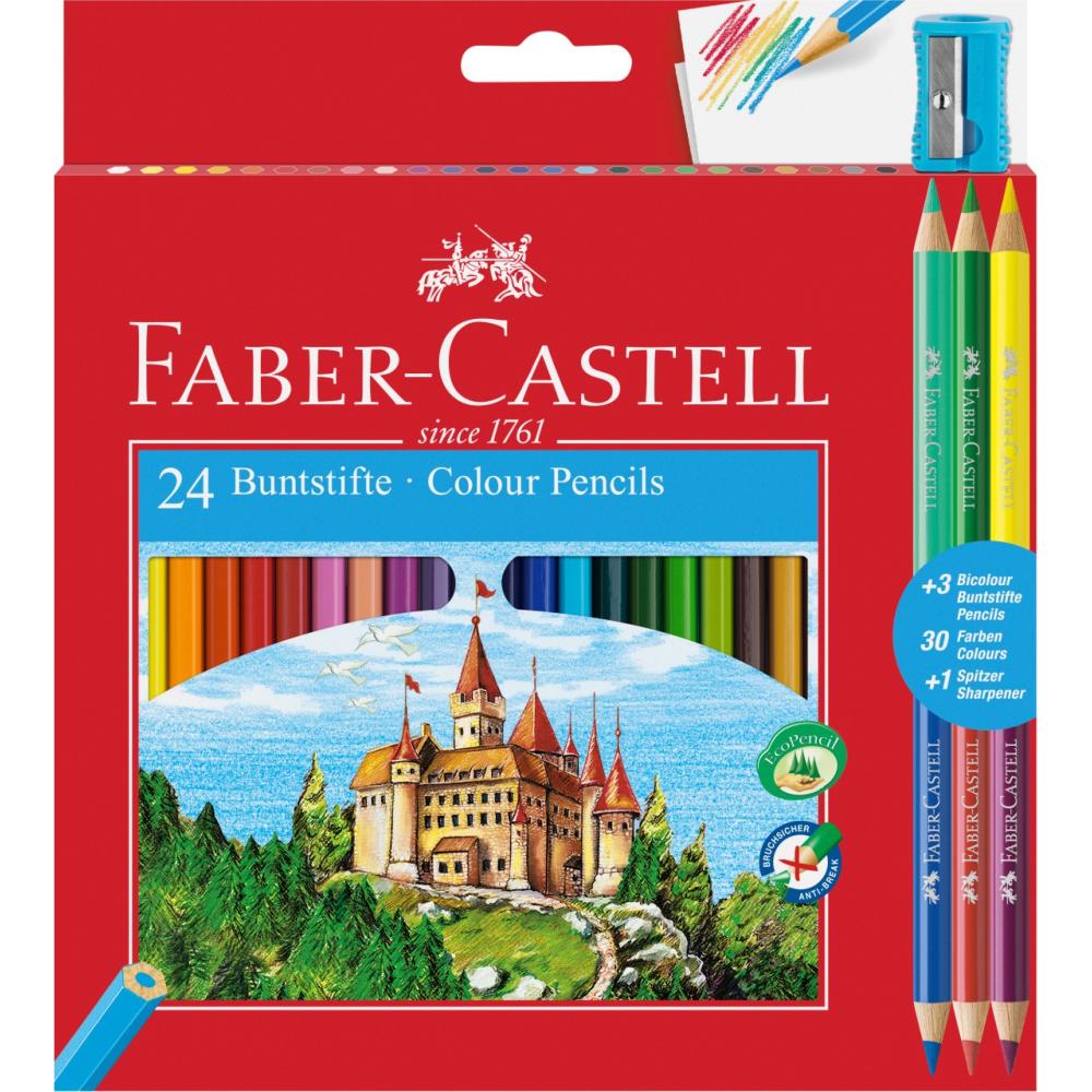 Crayola - Crayons de couleur double pointe, set de 12 pièces, 24 Crayola - Crayons de couleur double pointe, set de 12 pièces, 24