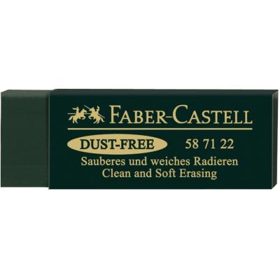 Gomme sans poussière Dust-free Vert Faber Castell