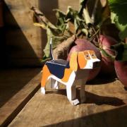 Paper Toys 4 Chiens à fabriquer 10 à 20 cm Jouets en papier Pukaca