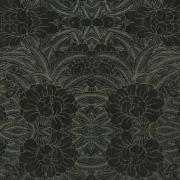 Papier népalais Lokta Rhododendron Noir motif Gris Feuille 50x75 cm