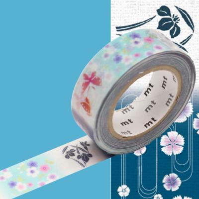 Masking Tape Motif Kimono Papillon Fleur Rouleau 15mmX7m