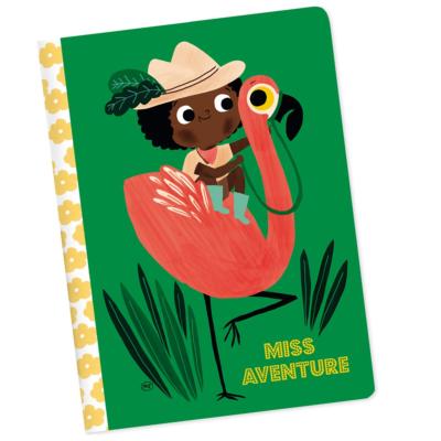 Mon petit Cahier Miss Aventure 15x20 cm 48p ligné Pirouette Cacahouète