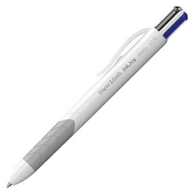 Stylo Bille 4 Couleurs Standard Bleu Rouge Noir Vert Quatro Inkjoy Paper Mate