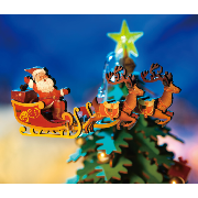 Kit Maquette Bois Sapin de Noël Mélodie 30x30x40 cm AMS01 Rolife