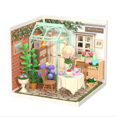 Kit Maquette Super Creator Jardin de Thé fleuri DW013B Blooming Tea Garden 151 pièces Rolife