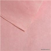 Papier népalais uni couleur Rose Dragée Feuille 50x75 cm Lokta Fait-main