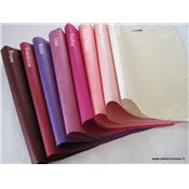 Papier népalais uni couleur Prune 50x75 cm