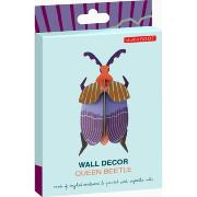 Insecte Scarabée Queen Beetle en carton 16 cm Décoration 3D Studioroof