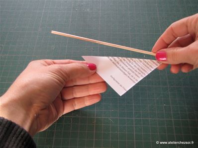 Tuto Déco Flocon Papier roulé - Pique pour rouler