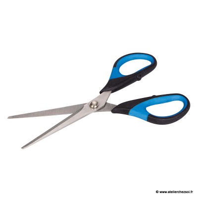 Ciseaux BIC Comfort 16 Cm - Anneaux Souples Confortables | Lames En Acier Solides | Idéal Collégiens, Lycéens | Coloris Assortis
