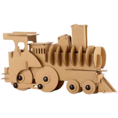 Maquette Locomotive en carton à construire 19 x 11 x 4 cm