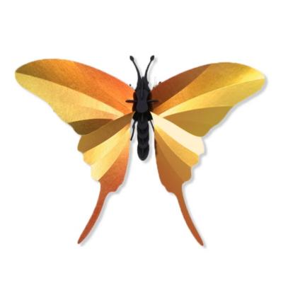 Kit de fabrication 1 Papillon Jaune 17 cm Swordtail Butterfly Assembli