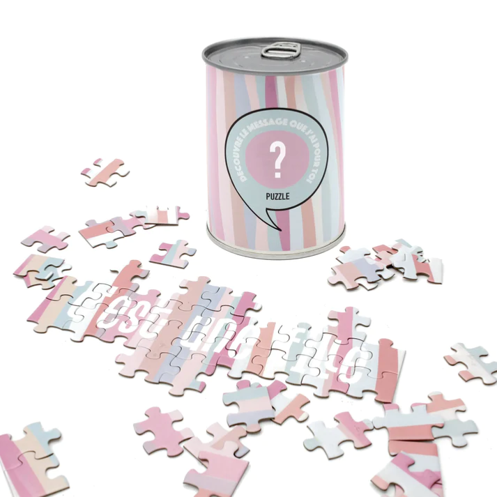 Puzzles] Boite puzzles à Message C'est une Fille Made in France