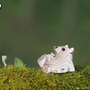 Mini-maquette Eugy Ours polaire 6.6cm à construire en Carton 3D