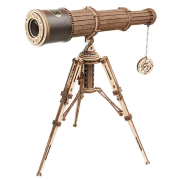 Maquette en bois Télescope Monoculaire 33 cm avec Trépied 314 pièces