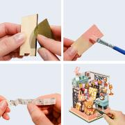 Mini-Kit Maquette Bois Maison miniature Chambre 7x7x9 cm DS016 Rolife