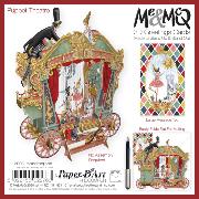 Carte 3D Théâtre de Marionnettes 16x16 Décor en relief avec enveloppe