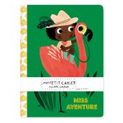 Mon petit Cahier Miss Aventure 15x20 cm 48p ligné Pirouette Cacahouète