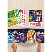 Poster en Gommettes Mosaïque Noël 520 Stickers 3 à 8 ans Poppik