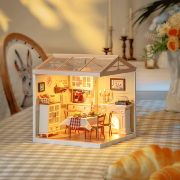 Kit Maquette Super Creator Salle à manger DW015B Warm Dining Room 150 pièces Rolife