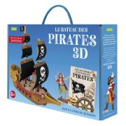 Le Bateau Pirate en carton à construire Maquette 3D et Livre Sassi Junior