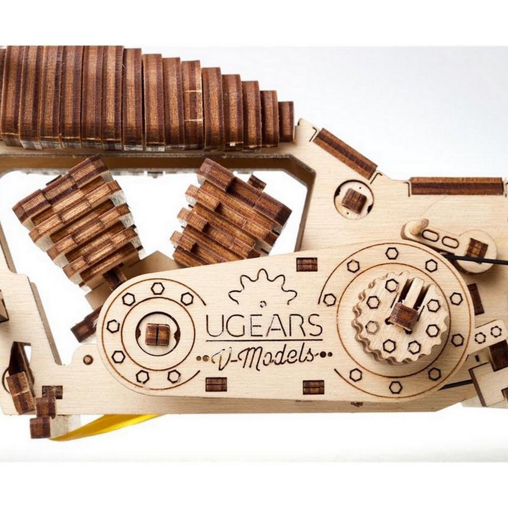 UGEARS Puzzle 3D Moto Miniature - Moto Compact Scooter Pliant Maquette en  Bois à Construire Casse-tête