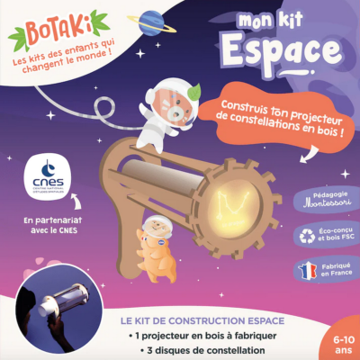 Kit Espace Projecteur de Constellations en Bois à Fabriquer Botaki
