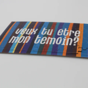 Boîte Puzzle à Message Etre mon Témoin Puzzle 54 pièces Bwat