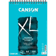 Album Canson XL Aquarelle A4 300g 30 feuilles 21x29,7cm Spirale Grain Fin