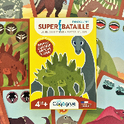 Jeu de Bataille à personnaliser Super Bataille Dinosaures Coq6grue