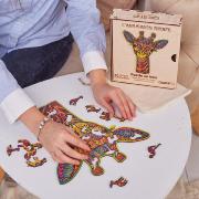 Puzzle en Bois Girafe Amusante 120 pièces 30x26 cm Creatif Wood