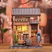 Kit Maquette Boutique Japonaise Kimonos Sakura 14x13x19 cm CWGC223 Cutebee