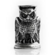 Set Calligraphie Hibou Porte-plume Bordeaux et repose-plume métal Encre Dallaiti