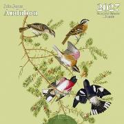 Calendrier mural 2027 Audubon 12 illustrations 16 mois 30X30 cm Ed Desastre