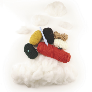 Kit Mon Ami Gurumi Renard 35cm Peluche à créer au Crochet Graine créative