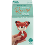 Kit Mon Ami Gurumi Hochet Renard 14 cm Hochet à créer au Crochet Graine créative