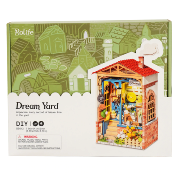 Kit Maquette Bois Ville miniature Cours de Rêve Dream Yard 8.6x6.4x15.5 cm