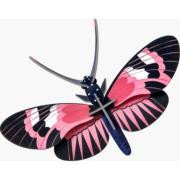 Insecte Papillon Longwing Rose en carton 17 cm Décoration 3D Studioroof