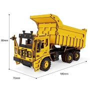 Maquette Engin Chantier Camion Benne 18cm Puzzle 3D 225 pièces TG603K Rokr