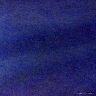 Papier népalais uni couleur Bleu Electrique Feuille 50x75 cm Lokta Fait-main