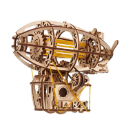 Ugears Maquette Bois Mini Steampunk Airship  Dirigeable 17 cm Puzzle 3D Mécanique