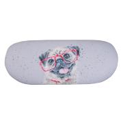 Etui à Lunettes Chien Bouledogue Boîtier et Chiffon Wrendale